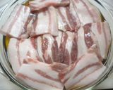 Ｒレンジでおかず（豚バラと大根煮）作り方4写真