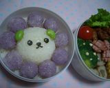 ★フラワー(≖益≖)♡キャラ弁★作り方4写真