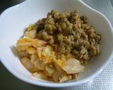 とろっとろ♪温玉のせキムチ納豆どん作り方3写真