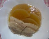 Ｒレンジでおかず（豚バラと大根煮）作り方7写真