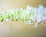 白菜マヨ納豆♪作り方1写真