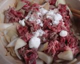 土鍋で肉じゃが!作り方3写真