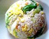 我が家noしらすレタス炒飯作り方5写真