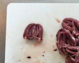 【犬用】鶏ハツ少し柔らかジャーキー作り方3写真