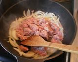 挽肉で作るイタリアンスパゲッティー作り方2写真