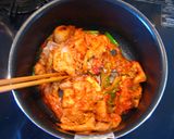 簡単なのに激うま！豚キムチーズ丼作り方1写真