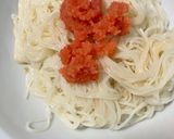 簡単　そうめんの食べ方（明太子）作り方5写真