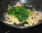 免疫力アップ小松菜じゃがいものシャキ炒め作り方3写真