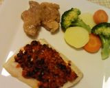 さわらのトマトオリーブソース焼き作り方8写真