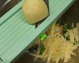 菜の花とジャガイモのガレット作り方2写真