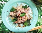 もやし×鶏肉🐓レンチン10分！🇲🇾アヤム・タオゲ🌱作り方4写真