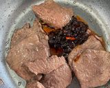 牛ロースの豆豉辣油焼き作り方2写真