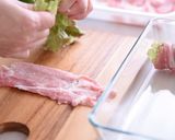 豚肉のレタス巻き☆レンジで簡単作り方1写真