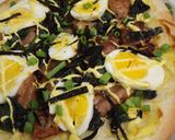 焼肉のタレで♪照り焼きチキンの和風ピザ作り方7写真