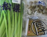 厚揚げしめじ小松菜のオイスターソース煮作り方1写真