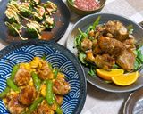 豚団子とスナップエンドウと卵の豆鼓醤炒め作り方9写真