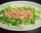 焼肉、中華に添えて☆水菜とキムチのサラダ作り方2写真