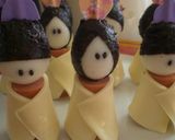 超簡単！ひなまつり　うずらの卵でお雛様作り方3写真