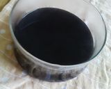 黒豆＆煮汁の寒天ゼリー作り方4写真