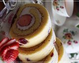 キルシュ☆苺クリームチーズロールケーキ作り方28写真