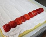 キルシュ☆苺クリームチーズロールケーキ作り方23写真