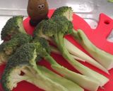 茎まで食べるブロッコリーのベーコン巻き作り方2写真
