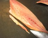 アジ刺しヅケ丼・アジのさばき方作り方20写真