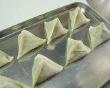ツナカレーのテトラ春巻き作り方8写真