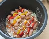 ★チョーかんたん炊飯器で パエリア ★作り方6写真