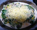 鮭ときのことほうれん草のグラタン作り方8写真