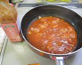簡単！温野菜キャベツ入りトマトパスタ。作り方3写真