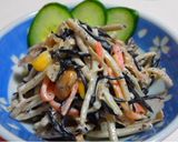 コンビニクッキング♪ひじきサラダ♪作り方4写真