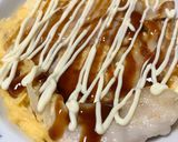 簡単　たらこ焼き（お好み焼き）２枚分作り方8写真