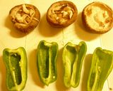 椎茸とピーマンのちょい食べカレーカップ♪作り方1写真