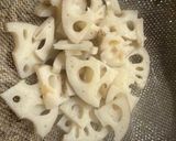 巡りを整える豆腐干と水菜の和え物作り方2写真