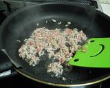 豚ひき肉でホイコーロー(*^^)v作り方2写真