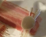 簡単おつまみ♪うずらのベーコン巻き作り方1写真