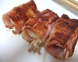 簡単おつまみ♪うずらのベーコン巻き作り方4写真