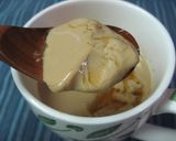 ほっこり温まる♪黒糖牛乳ショウガプリン作り方7写真