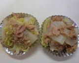白菜とツナのコンソメチーズ焼き作り方5写真