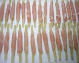 もっと節約♪手作りささみ巻きガム。犬用作り方4写真