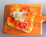 絶品ナポリタン玉子トースト作り方8写真