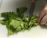 桃とセロリと生ハムの冷製パスタ作り方9写真