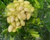 【おうち給食】ほうれん草の豆サラダ作り方3写真