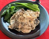 鶏肉粒マスタードの生クリーム煮作り方9写真