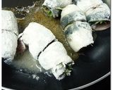 鰯の♪梅紫蘇巻き♪作り方5写真