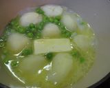 新じゃがとグリンピースのバター煮作り方5写真
