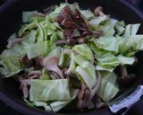 キャベツときのこたっぷりパスタ♪作り方3写真