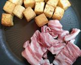 簡単今夜の夕飯豚ニラ玉炒め厚揚チャンプル作り方9写真