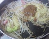 カレー風味焼きそば作り方5写真